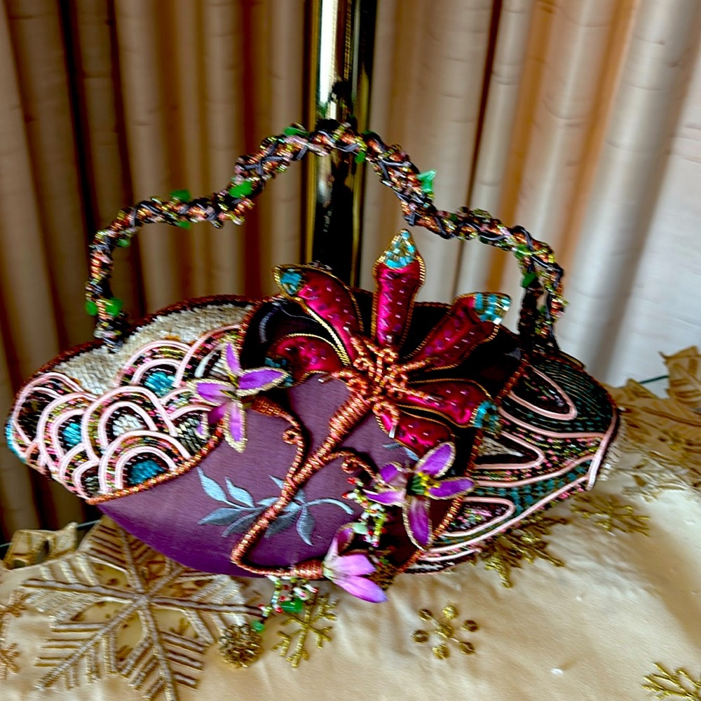 Mary Frances beautiful embellished small handbag.  Definitely made to impress!